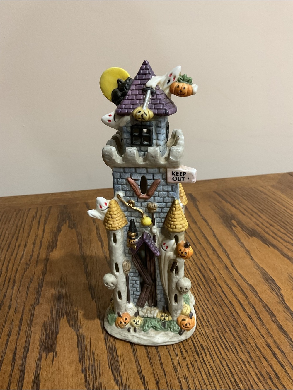 Halloween Tall Haunted House Ceramic Village Set - Picture 11 of 16